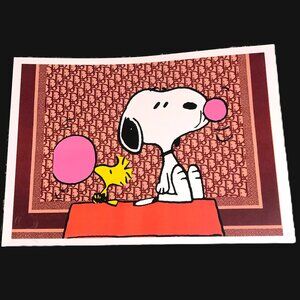 Death NYC - Christian Dior Snoopy Pop Art - Limited Ed - Signed Original Print